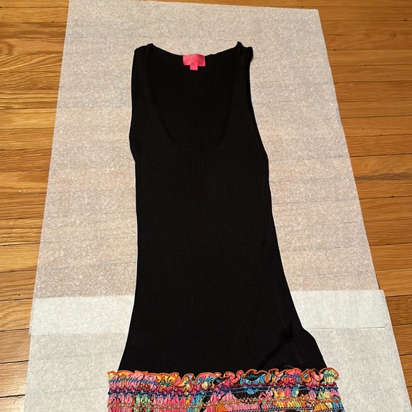 One Piece designer dress - tank style upper body attached to skirt WORN ONCE - Picture 2 of 3